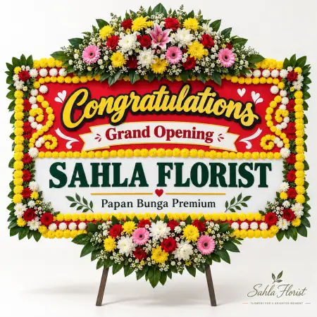 Papan Bunga Ucapan Selamat Pasar Minggu