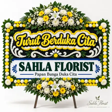 Papan Bunga Duka Pasar Minggu